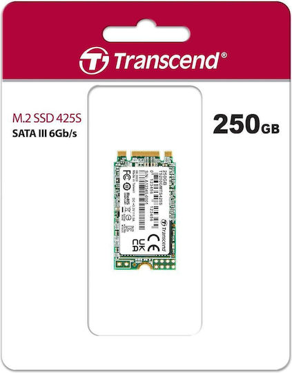 Transcend 425S SSD 250GB M.2 Type with SATA III Connection TS250GMTS425S view 4
