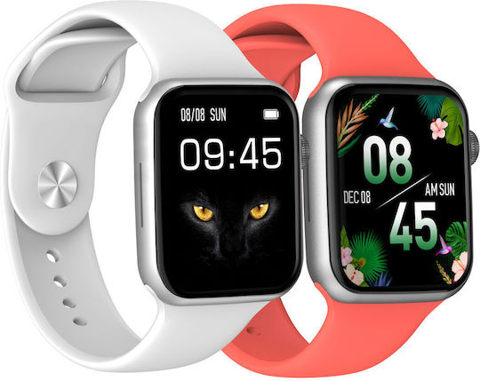 DCU Colorful 2 Smartwatch with Heart Rate Monitor (White) view 2