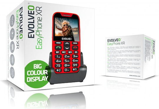 Evolveo EasyPhone XR Single SIM Mobile with Large Buttons Red – widok 6