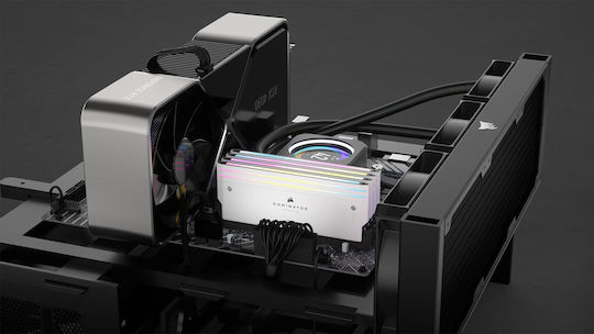 Corsair Dominator Titanium RGB XMP White DDR5 64GB RAM with 2x32GB Modules and Speed 6400 for Desktop CMP64GX5M2B6400C32W vista 8