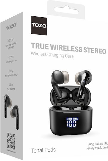 Tozo Tonal Pods In-ear Bluetooth Handsfree Earphones Black vue 2
