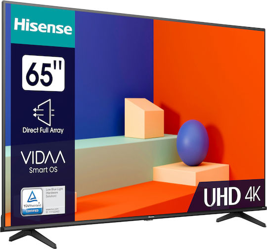 Hisense Smart Television 65" 4K UHD LED 65A6K HDR (2023) view 2