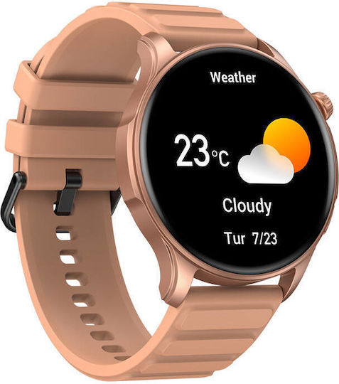 Zeblaze Btalk 3 Pro Smartwatch with Heart Rate Monitor (Pink) view 2