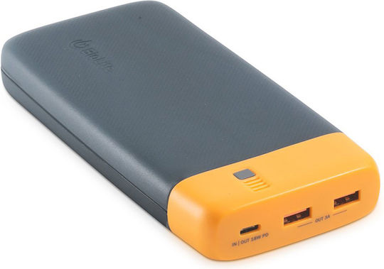 BioLite 80 PD Power Bank 20000mAh 18W with 2 USB-A Ports and USB-C Port Power Delivery / Quick Charge 3.0 Gray