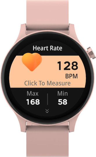 Denver SWC-338 Smartwatch with Heart Rate Monitor (Pink) view 2