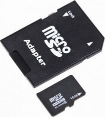 microSDHC 16GB Class 10 with Adapter view 1