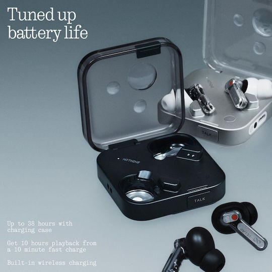 Nothing ear (3) In-ear Bluetooth Handsfree Earphones with Sweat Resistance and Charging Case Black vista 7