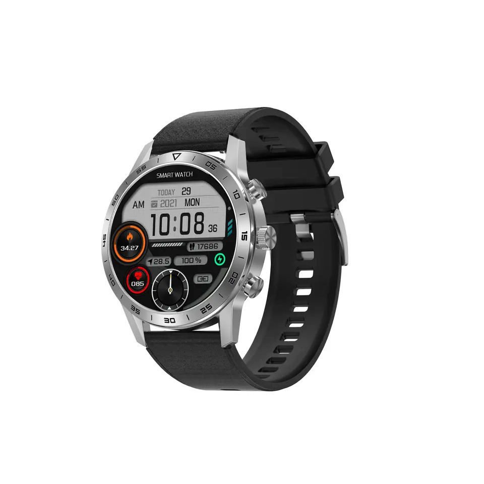 Aluminium Smartwatch with Heart Rate Monitor (Silver) Ansicht 2