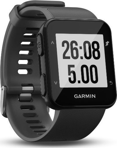 Garmin Forerunner 30 41mm Waterproof Smartwatch with Heart Rate Monitor (Slate Grey) vue 3