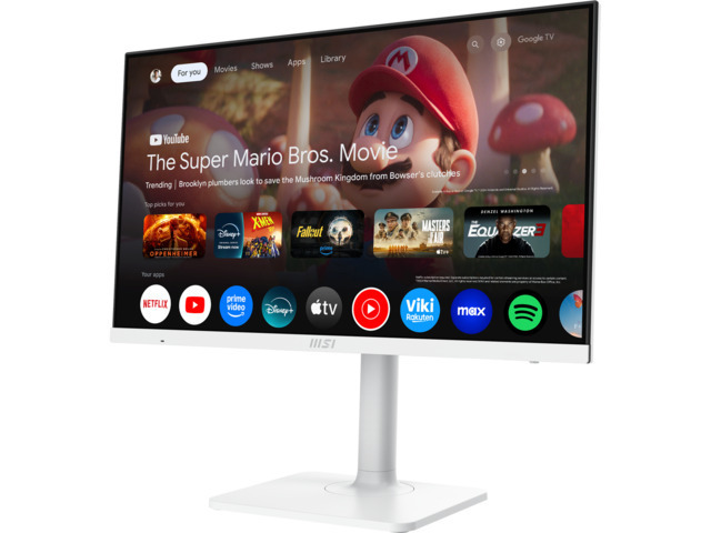 MSI Modern MD272UPSW IPS HDR Monitor 27" 4K 3840x2160 With Response Time 4ms GTG White view 7