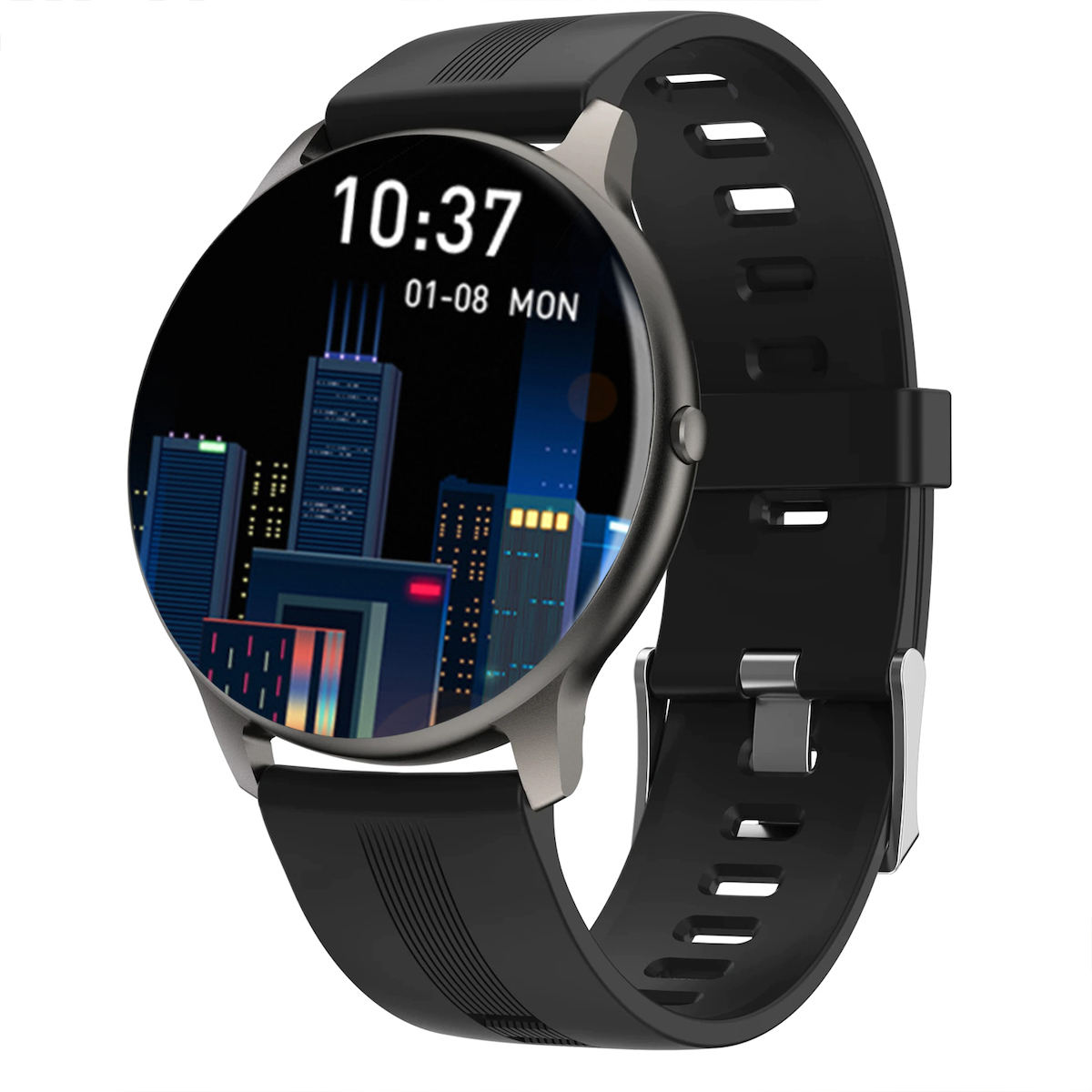 ISP LikeSmart eXtremeFiT Aluminium Smartwatch with Heart Rate Monitor (Black) view 7
