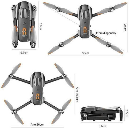 Drone 2.4 GHz with 4K Camera and Controller view 5