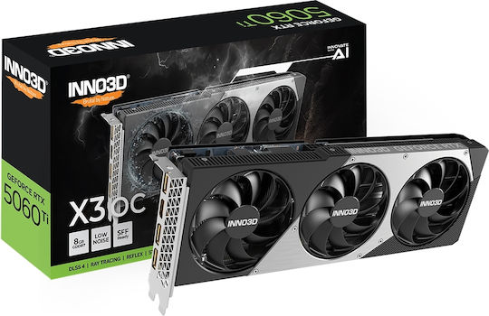 Inno 3D GeForce RTX 5060 Ti 8GB GDDR7 X3 OC Graphics Card