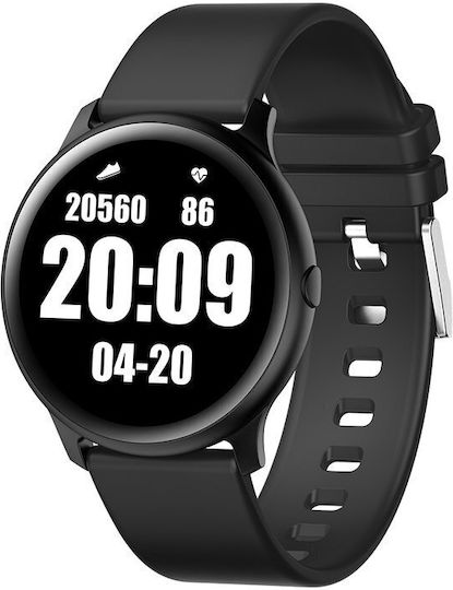G.Rossi Sg003e 45mm Smartwatch with Heart Rate Monitor (Black) view 8