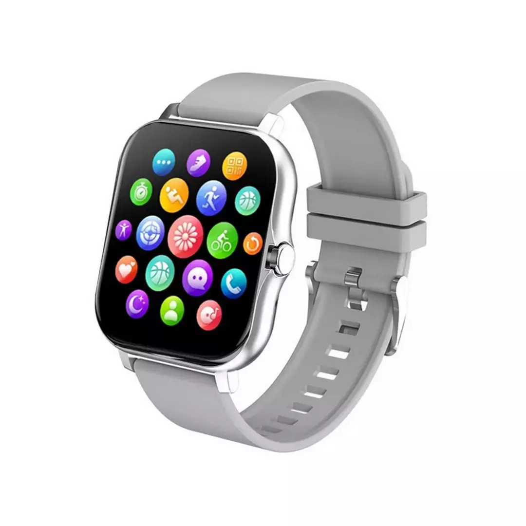 Verk Group Y13 Smartwatch with Heart Rate Monitor (Silver) view 3