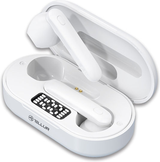 Tellur TLL511411 Earbud Bluetooth Handsfree Earphones with Charging Case White vista 2