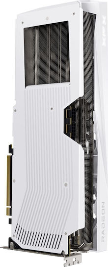 XFX Radeon RX 9070 XT 16GB GDDR6 Quicksilver White Magnetic Air Edition Graphics Card vue 6