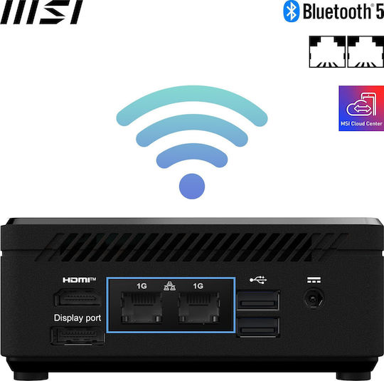 MSI Cubi N ADL-006DE Mini PC (Celeron N200/4GB DDR4/128GB SSD + 128GB /W11 Pro) view 7