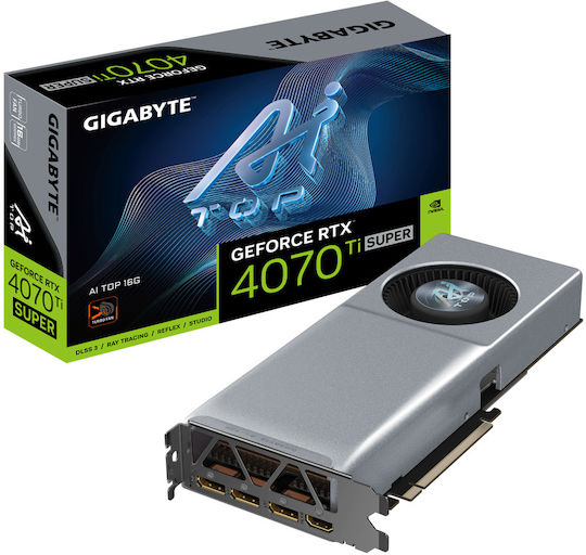 Gigabyte GeForce RTX 4070 Ti Super 16GB GDDR6X AI TOP Graphics Card