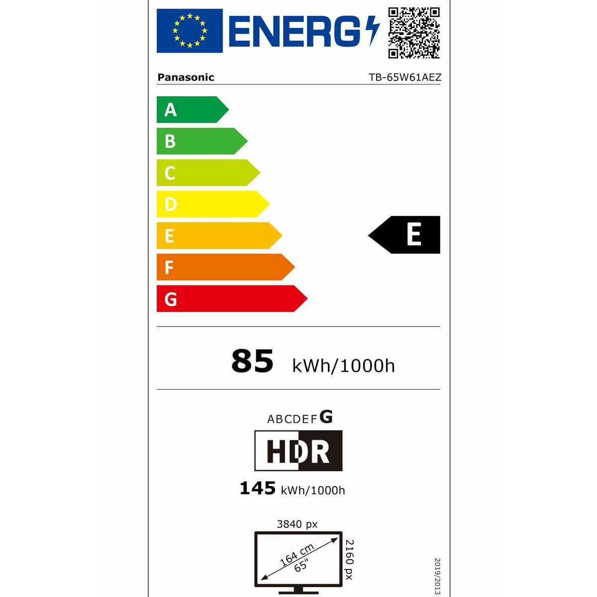 Panasonic Smart Television 65" 4K UHD LED TB65W61AEZ HDR (2025) view 3