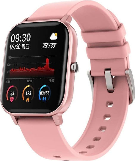 Colmi P8 43mm Smartwatch with Heart Rate Monitor (Pink) view 2