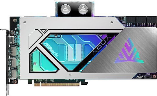 ASRock Radeon RX 7900 XTX 24GB GDDR6 Aqua OC Graphics Card view 2