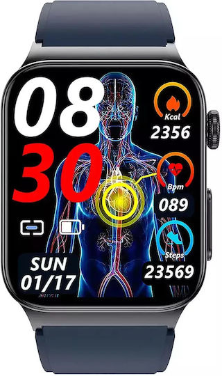 Watchmark Cardio One Smartwatch with Heart Rate Monitor (Blue) view 4