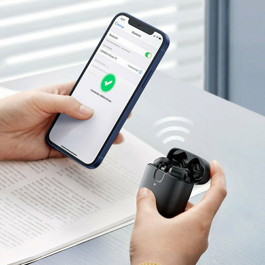 Ugreen HiTune T2 Earbud Bluetooth Handsfree Earphones with Sweat Resistance and Charging Case Black view 2