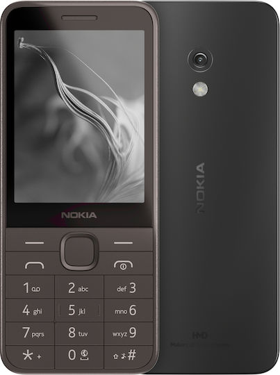 Nokia 235 4G (2024) Dual SIM (125MB/125MB) Mobile with Buttons Black view 1