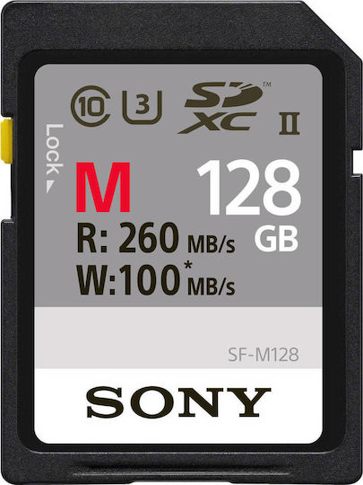 Sony Sf-m SDXC 128GB Class 10 U3 V60 UHS-II view 1