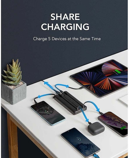Veger VP2047 Power Bank 20000mAh with USB-A Port and USB-C Port Black view 6