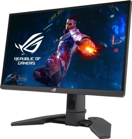 Asus ROG Swift Pro PG248QP TN HDR Gaming Monitor 24.1" FHD 1920x1080 540Hz with Response Time 0.2ms GTG view 2