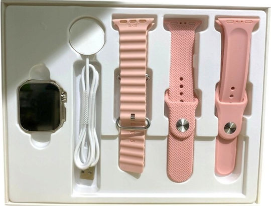 Z02 Mini 38mm Smartwatch with Heart Rate Monitor (Pink) view 2
