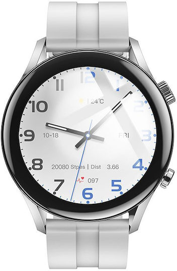 Hoco Y7 Smartwatch with Heart Rate Monitor (Silver) view 2