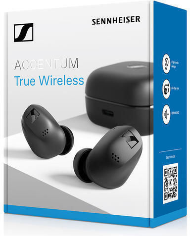Sennheiser Accentum In-ear Bluetooth Handsfree Earphones with Charging Case Black view 8