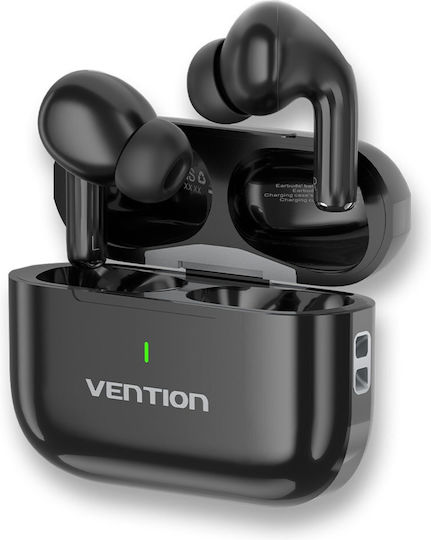 Vention Echo Lite E11 Plus In-ear Bluetooth Handsfree Earphones with Sweat Resistance and Charging Case Black view 2