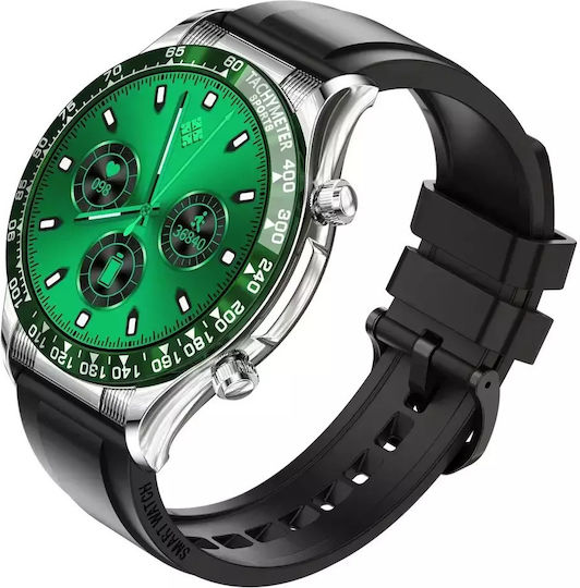 Nubi E18 PRO Smartwatch with Heart Rate Monitor (Green / Black) vue 2
