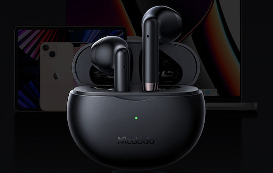 Mcdodo Earbuds Lite Bluetooth Handsfree Earphones with Sweat Resistance and Charging Case Black view 4