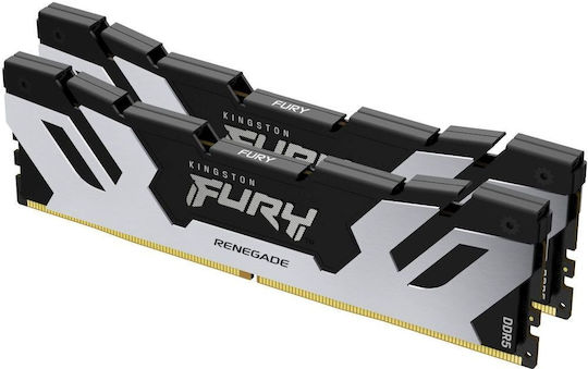 Kingston Fury Renegade RGB DDR5 96GB RAM with 2x48GB Modules and Speed 6000 for Desktop KF560C32RSAK2-96