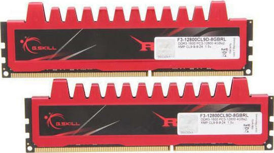 G.Skill Ripjaws DDR3 8GB RAM with 2x4GB Modules and Speed 1600 for Desktop F3-12800CL9D-8GBRL vue 5