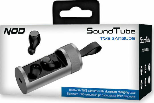 NOD Soundtube In-ear Bluetooth Handsfree Earphones with Charging Case Gray vue 6