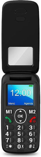 SPC Titan View Dual SIM Mobile with Large Buttons (English) Black view 2