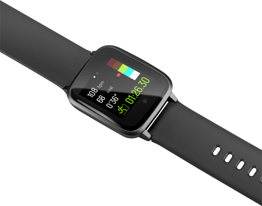 Acme SW104 Smartwatch with Heart Rate Monitor (Black) view 7