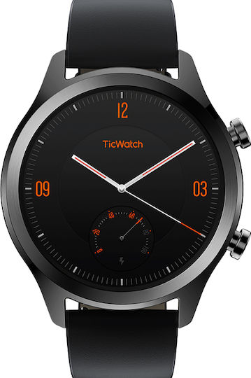Ticwatch C2 Stainless Steel 43mm Smartwatch (Black) view 1