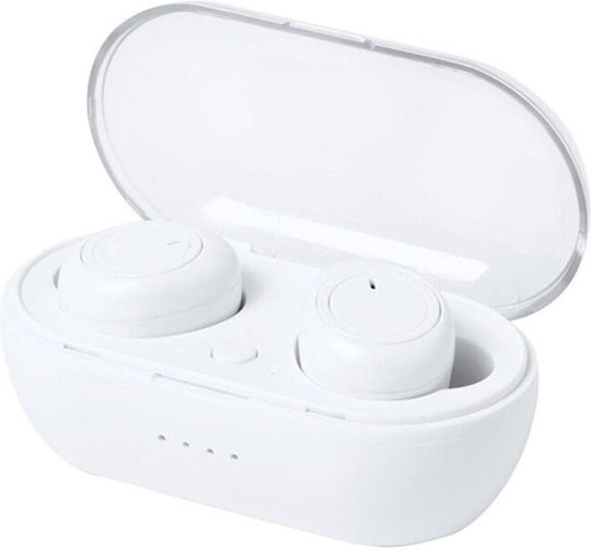 In-ear Bluetooth Handsfree Earphones White view 1