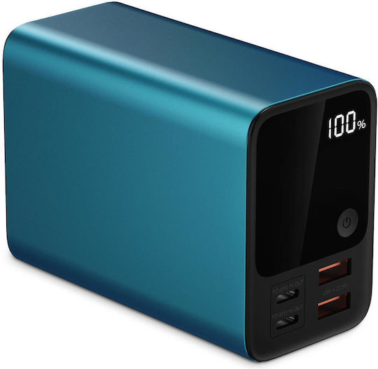 GoGEN Power Bank 27000mAh with 2 USB-A Output Ports and 2 USB-C Output Ports Blue vue 4