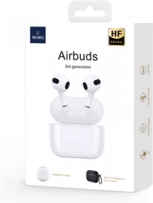 Wiwu Airbuds 3 SE Bluetooth Handsfree Earphones with Charging Case White view 2