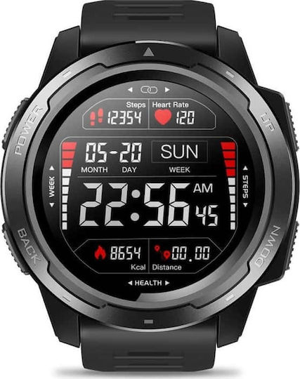 Zeblaze VIBE 5 Smartwatch with Heart Rate Monitor (Black)