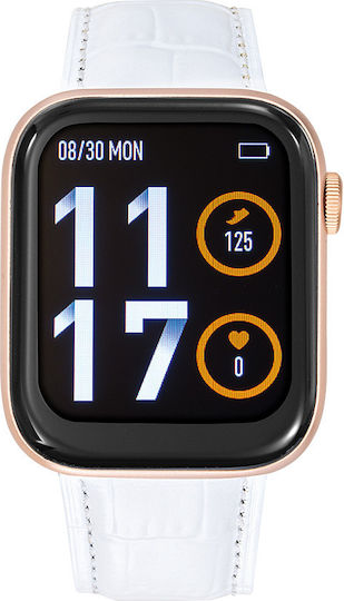 Tekday 656523 Smartwatch with Heart Rate Monitor (White)