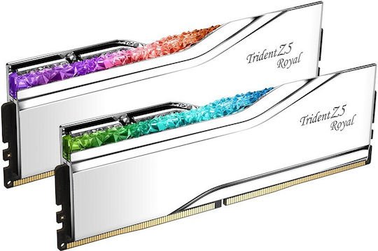 G.Skill Trident Z5 Royal DDR5 32GB RAM with 2x16GB Modules and Speed 6000 for Desktop F5-6000J2836G16GX2-TR5S vue 6